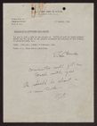 Orders from R. L. Burke to Lt. Carl Forsyth